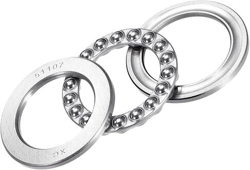 2pcs 51204 Thrust Ball Bearing - [20mm x 40mm x 14mm] Chrome Steel Miniature Thrust Bearing with Washer for Machine Tool Use in Saudi Arabia
