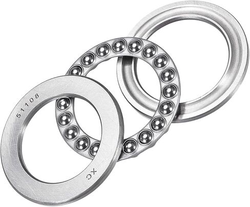 2pcs 51204 Thrust Ball Bearing - [20mm x 40mm x 14mm] Chrome Steel Miniature Thrust Bearing with Washer for Machine Tool Use in Saudi Arabia