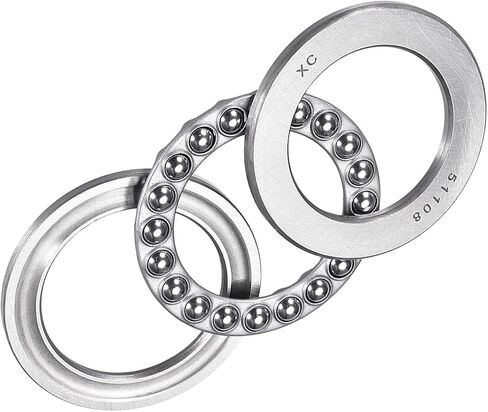 2pcs 51204 Thrust Ball Bearing - [20mm x 40mm x 14mm] Chrome Steel Miniature Thrust Bearing with Washer for Machine Tool Use in Saudi Arabia
