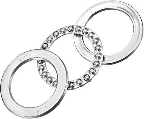 2pcs 51204 Thrust Ball Bearing - [20mm x 40mm x 14mm] Chrome Steel Miniature Thrust Bearing with Washer for Machine Tool Use in Saudi Arabia