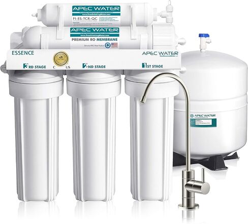 أنظمة المياه APEC ROES-50 Essence Series Top Tier 5-Stage WQA معتمد فائق الأمان نظام تصفية مياه الشرب بالتناضح العكسي in Saudi Arabia