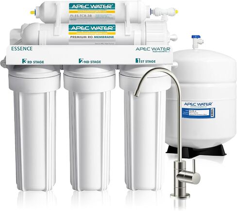 أنظمة المياه APEC ROES-50 Essence Series Top Tier 5-Stage WQA معتمد فائق الأمان نظام تصفية مياه الشرب بالتناضح العكسي in Saudi Arabia