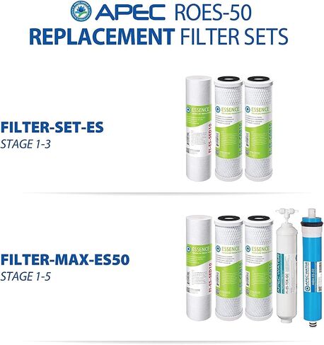أنظمة المياه APEC ROES-50 Essence Series Top Tier 5-Stage WQA معتمد فائق الأمان نظام تصفية مياه الشرب بالتناضح العكسي in Saudi Arabia