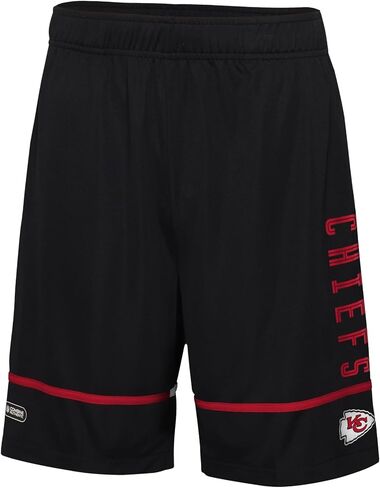 Outerstuff NFL Men's Rusher Performance Lightweight Shorts with Team Name and Logo in Saudi Arabia