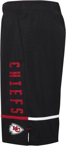 Outerstuff NFL Men's Rusher Performance Lightweight Shorts with Team Name and Logo in Saudi Arabia