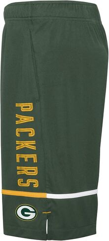 Outerstuff NFL Men's Rusher Performance Lightweight Shorts with Team Name and Logo in Saudi Arabia