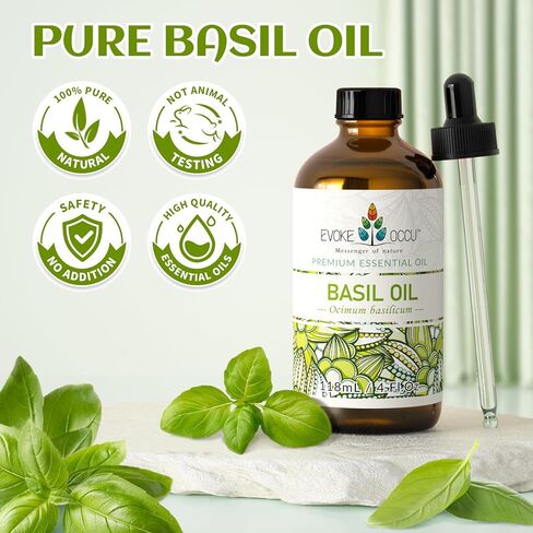 EVOKE OCCU Sandalwood Essential Oils for Skin Care, Diffuser, Perfume, Candle and Soap Making - 4 FL Oz in Kuwait