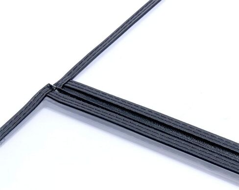 10Pack Triple Fold Menu Covers 8.5 x 11 3 Page 6 View Transparent Restaurant Menu Covers Menu Holder for Bar Cafe Restaurant Book Black Folder (10) in Saudi Arabia
