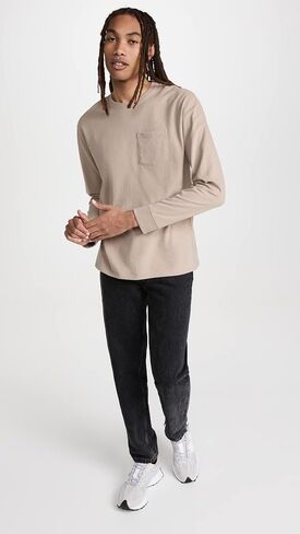 Vince Men's Sueded Jersey Pocket Crew Tee in Saudi Arabia