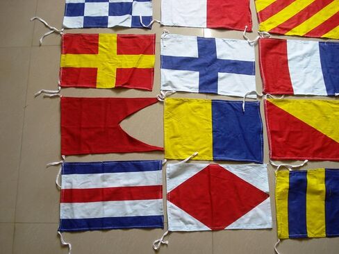 أعلام الإشارة البحرية الدولية - مجموعة كاملة - بحري/بحري/قارب/يخت/حفلة الشاطئ in Kuwait