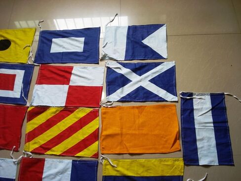 أعلام الإشارة البحرية الدولية - مجموعة كاملة - بحري/بحري/قارب/يخت/حفلة الشاطئ in Kuwait