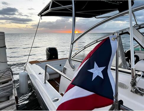 American Boat Flag Pole Kits, Outdoor Embroiderers American Flag 12x18 Inch and Boat Flagpole, Boat Yacht Marine Stainless Flag Pole in Saudi Arabia