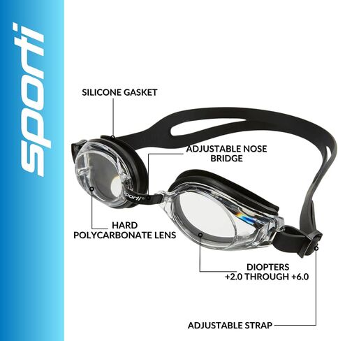 Sporti Antifog Positive Optical Goggle in Saudi Arabia