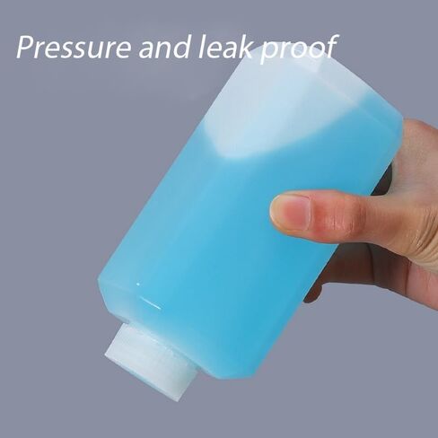 8.4oz Plastic Lab Chemical Reagent Bottles, Square Sample Storage Container, Chemical Container Bottle with Inner Ring Cover, Narrow Mouth Sample Sealing Storage Bottles (2 Pcs) in Saudi Arabia
