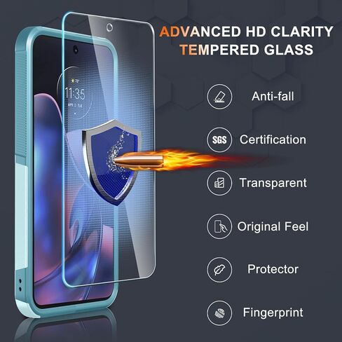for Moto G Play 2026/Moto G 2026 Case,Full Body Heavy Duty Case,Black Matte | with Tempered Glass Screen Protector+Lanyard Strap,Rugged Shockproof Protective Phone Cover in Saudi Arabia
