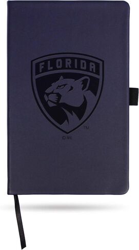Rico Industries NHL Florida Panthers Laser-Engraved Color Notepad, 5.25 x 8.25-inches in Saudi Arabia