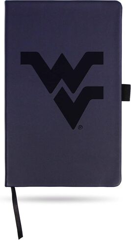 Rico Industries NCAA West Virginia Mountaineers Laser-Engraved Color Notepad, 5.25 x 8.25-inches in Saudi Arabia