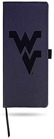 Rico Industries NCAA West Virginia Mountaineers Laser-Engraved Color Notepad, 5.25 x 8.25-inches in Saudi Arabia