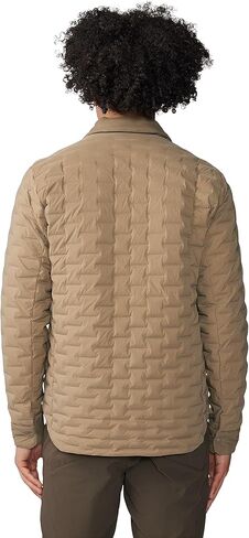 Mountain Hardwear Stretchdown Light Shacket, Trail Dust, M in Saudi Arabia