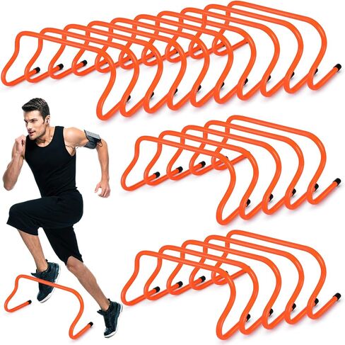 20 Pcs 9" Speed Training Agility Hurdles for Athletes Training Hurdles Reliable Training Hurdle Plyometric and All Purpose Hurdles Training Equipment for Soccer Basketball Football in Saudi Arabia