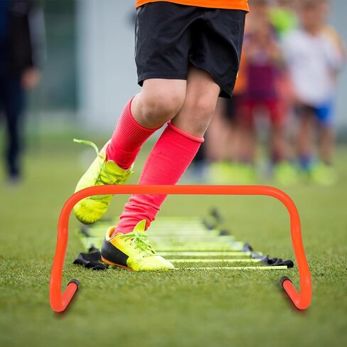 20 Pcs 9" Speed Training Agility Hurdles for Athletes Training Hurdles Reliable Training Hurdle Plyometric and All Purpose Hurdles Training Equipment for Soccer Basketball Football in Saudi Arabia