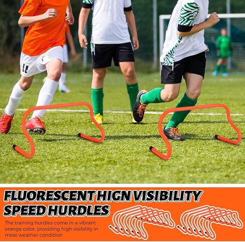 20 Pcs 9" Speed Training Agility Hurdles for Athletes Training Hurdles Reliable Training Hurdle Plyometric and All Purpose Hurdles Training Equipment for Soccer Basketball Football in Saudi Arabia