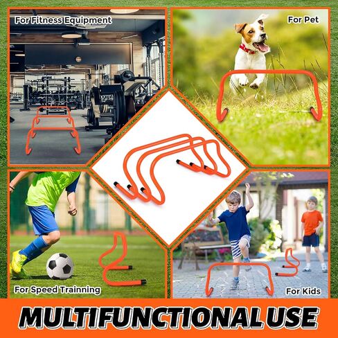 20 Pcs 9" Speed Training Agility Hurdles for Athletes Training Hurdles Reliable Training Hurdle Plyometric and All Purpose Hurdles Training Equipment for Soccer Basketball Football in Saudi Arabia