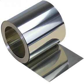 Cupronickel Copper-Nickel Foil Sheet Metal 0.1mm x 50mm x 1000mm, 1PCS Thin Cupronickel Copper-Nickel Flash Roll Sheet for Craft Crafting 0.1mm Thickness 1m 1 Meters Long from Bopaodao