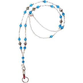 Hidden Hollow Beads Women’s SUPER SLIM Beaded Lanyards for ID Badges Cards Teacher Cruise Keys Keychain Cell Phone 34" in Kuwait