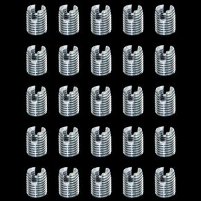 20PCS Slotted Self Tapping Nuts M3xM5x6L New Energy Parts for Automobile Machinery Internal and External Threaded Nuts for Automobile Industry Shipbuilding Industry Household Appliances