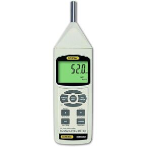 General Tools DSM403SD Sound Level Meter with Data Logging SD Card, Class 1 Sound