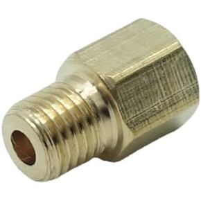 1 Piece M14 x 1.5 Male Metric to M16 x 1.5 Female Metric Gauge Sensor Adapter Brass in Kuwait
