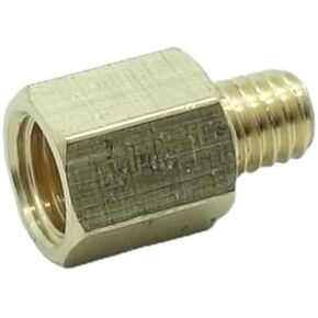 1 Piece M14 x 1.5 Male Metric to M16 x 1.5 Female Metric Gauge Sensor Adapter Brass