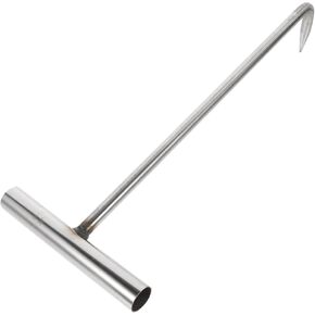 GANAZONO T-Hook خطاف معدني، خطاف غطاء القبو، خطاف غطاء تصريف العاصفة، خطاف أداة السنانير، غطاء الصرف، خطاف الرفع، خطاف الباب المتداول، خطاف الترامبولين، خطاف تثبيت، حديد التسليح من الفولاذ المقاوم للصدأ