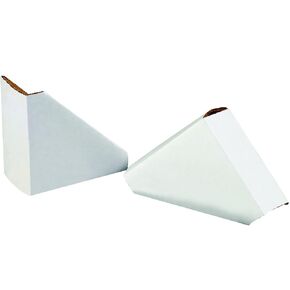Aviditi FR44MDMS Moving Supplies, Frame Corner Protectors, 4"L x 4"W x 1/2"-2"H, (Pack of 500), 4" width, 4" Length, White (Pack of 500)