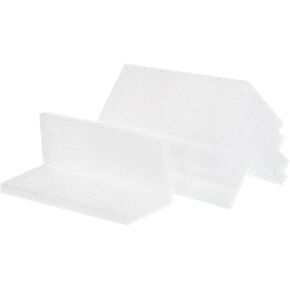 واقيات حواف الشحن من إسفنج البولي إيثيلين قابلة للتوسيع من باتيكل، مقاس 6 × 6 × 6 سم، واقيات زوايا على شكل حرف V لتحريك التعبئة، 50 قطعة in Kuwait