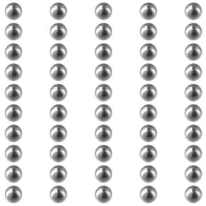 FEIYING 50pcs 304 Stainless Steel Balls,Bearing Balls,1.2/2/2.5/4/9mm,Smooth Surface for Bicycles, Valves, Refrigerators(1.2mm)