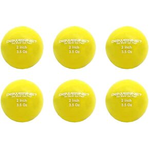 PowerNet Corbin Carroll Micro 2" Weighted Training Balls 6 Pack | You Choose from 4 Weights | Enhance Hand-Eye Coordination | Undersized Golf Ball Size | Improve Technique and Form