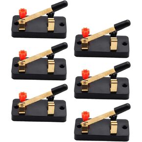 POPETPOP Security Camera Single Pole Single Throw, Labs Physics Experiment Basic Beginner Circuit Kit Lab Circuit for 6pcs Encendedores Electricos