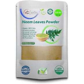 Organic Neem Leaf Powder 100% Pure & Fresh No GMO No Preservatives (3.5oz) in Saudi Arabia
