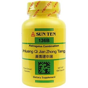 Sun Ten - Astragalus Combination Capsules / Huang Qi Jian Zhong Tang / 黃耆建中湯