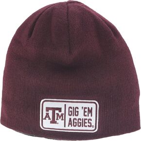 ZHATS NCAA مرخصة رسميًا من Beanie Edge Patch لتأجيل لون الفريق