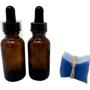 Clear Perforated Shrink Band for Dropper Bottles [1/2" - 7/8" Diameter] (100 Pack)