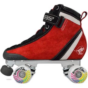 Bont Parkstar Siren Red Suede professional Roller Skates for Park Ramps Bowls Street - Rollerskates for Outdoor and Indoor Skating