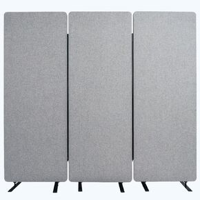 RCLM7266ZMG Reclaim Acoustic Room Dividers - 3 Pack in Misty Gray