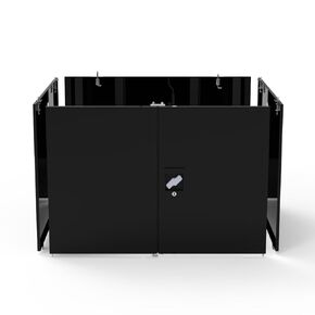 DTWS003 Shop Desk with Pigeonhole Bin Unit - Optional Locking Cabinet Pack