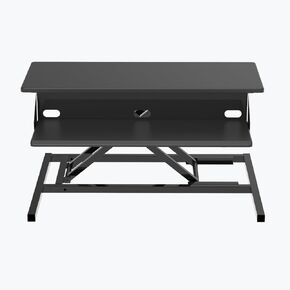 CVTR PRO-BK Two-Tier Pneumatic Standing Desk Converter - Black