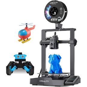 Official Creality Ender 3 V3 KE 3D Printer 500mm/s High Speed Printing Smart Remote Control Auto Calibration 300℃ Printing Temp Ultra-Smooth Motion Linear Rail 220x220x240mm