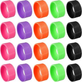 PATIKIL Badminton Racket Grip Ring Racquet Grip Band Fix Rubber Ring Absorbent Overgrip in Place