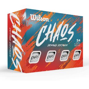 WILSON 2024 Chaos Golf Balls - 24 Balls, White